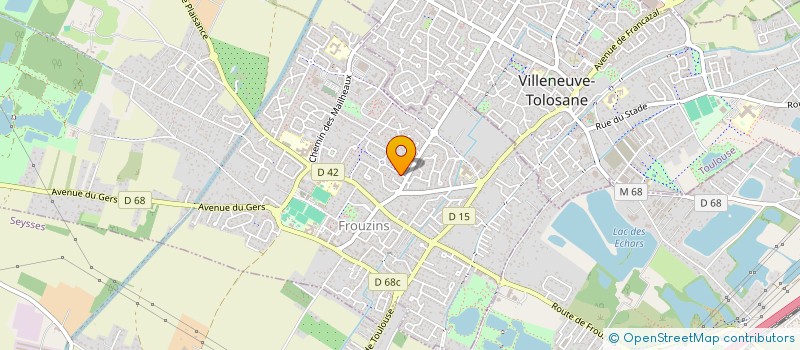 localisation de l'entreprise MADAME NADIA HENICHER  FROUZINS