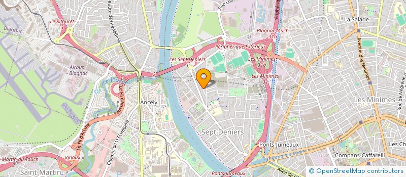 localisation de l'entreprise MADAME NADIA HERNANDEZ à TOULOUSE