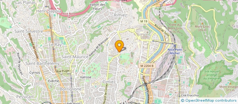 localisation de l'entreprise MADAME NADIA HOCINE  NICE