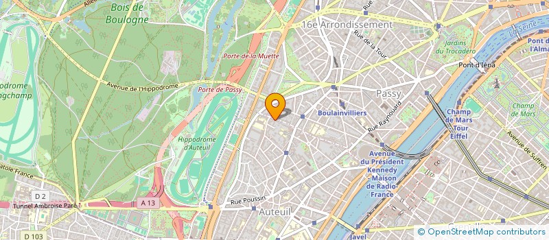 localisation de l'entreprise MADAME NADIA HOUAM PIRBAY  PARIS