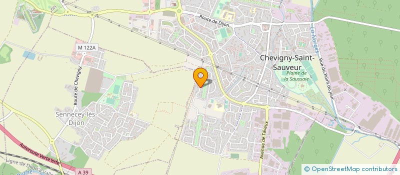 localisation de l'entreprise MADAME NADIA IDIDDER  CHEVIGNY-SAINT-SAUVEUR