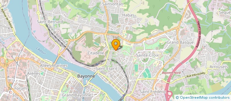 localisation de l'entreprise MADAME NADIA IRILLARY-BRUN  BOUCAU