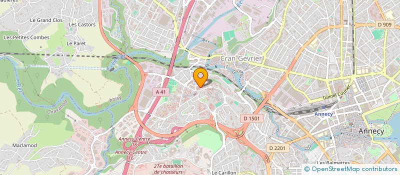 localisation de l'entreprise MADAME NADIA ISSAOUNE à ANNECY