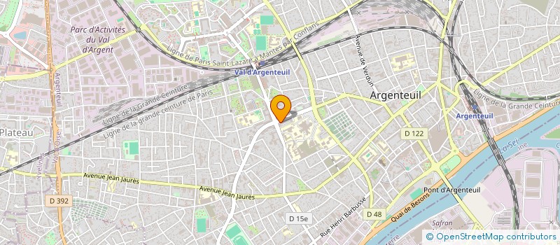 localisation de l'entreprise MADAME NADIA JADYDI  ARGENTEUIL