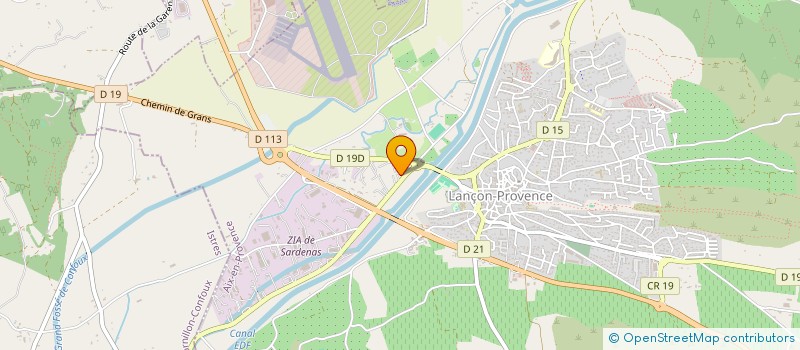 localisation de l'entreprise MADAME NADIA JANMER  LANCON-PROVENCE