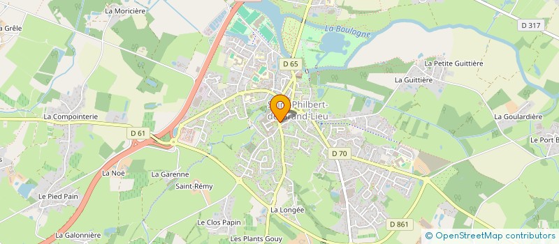 localisation de l'entreprise MADAME NADIA JAUMOUILLE  SAINT-PHILBERT-DE-GRAND-LIEU