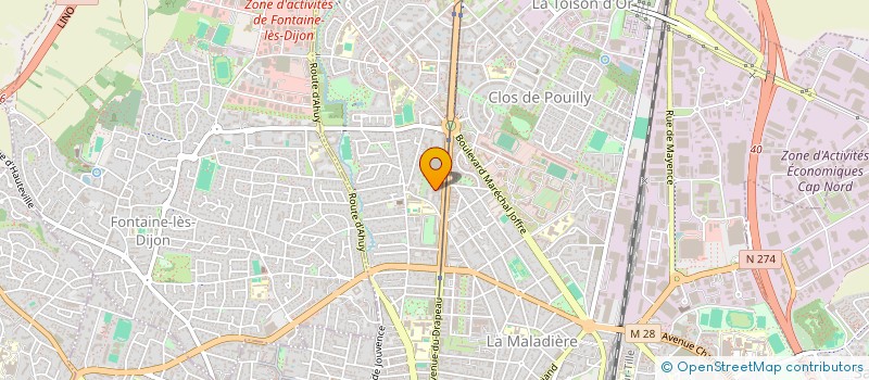 localisation de l'entreprise MADAME NADIA JAY  DIJON