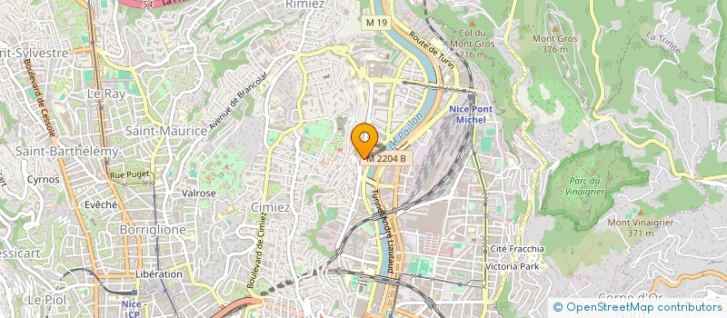 localisation de l'entreprise MADAME NADIA JEAINAT  NICE