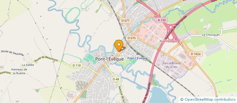 localisation de l'entreprise MADAME NADIA KADI  PONT L'EVEQUE