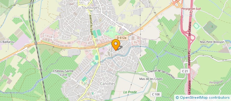 localisation de l'entreprise MADAME NADIA KADI  CANOHES