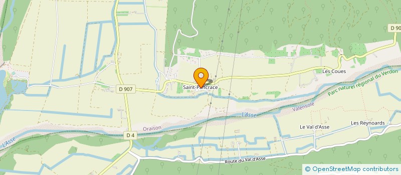 localisation de l'entreprise MADAME NADIA KAHLAOUI  ORAISON