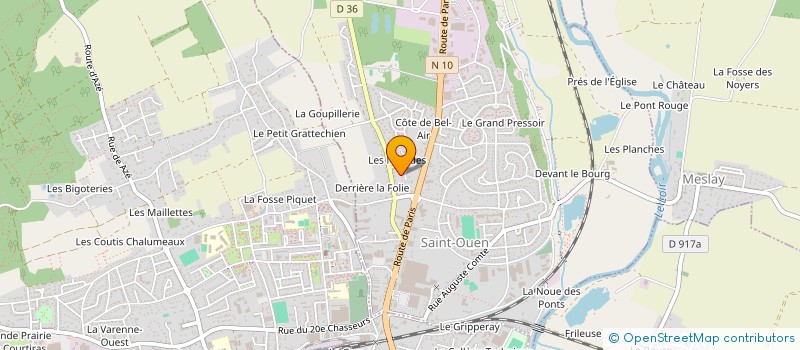 localisation de l'entreprise MADAME NADIA KANOUNI  SAINT-OUEN