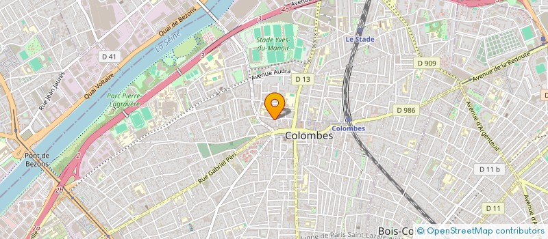 localisation de l'entreprise MADAME NADIA KARAM  COLOMBES