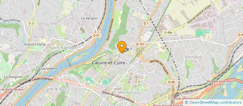 localisation de l'entreprise MADAME NADIA KAROUI à CALUIRE-ET-CUIRE