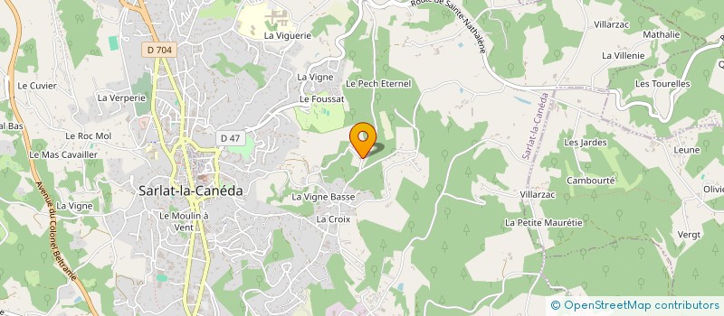 localisation de l'entreprise MADAME NADIA KASSEHI  SARLAT-LA-CANEDA