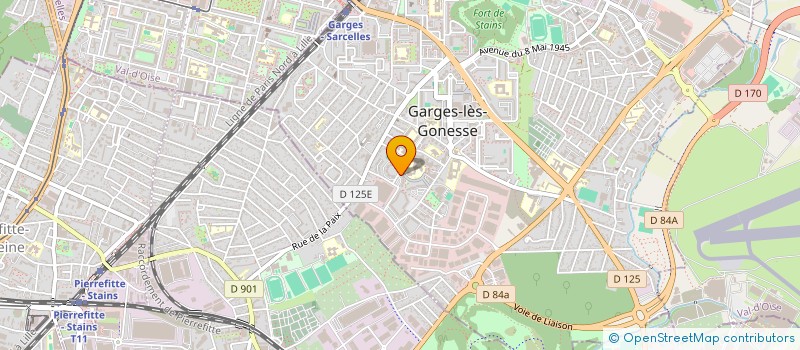 localisation de l'entreprise MADAME NADIA KEDIM  GARGES-LES-GONESSE