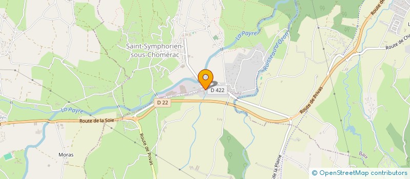 localisation de l'entreprise MADAME NADIA KERDRAON  SAINT-SYMPHORIEN-SOUS-CHOMERAC