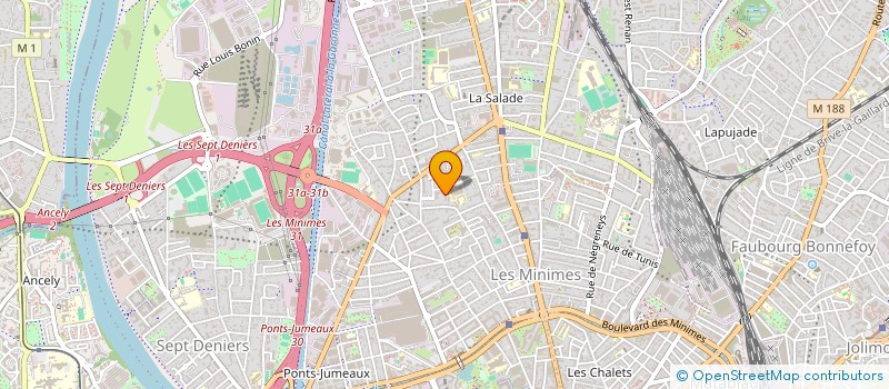 localisation de l'entreprise MADAME NADIA KHADRAOUI  TOULOUSE