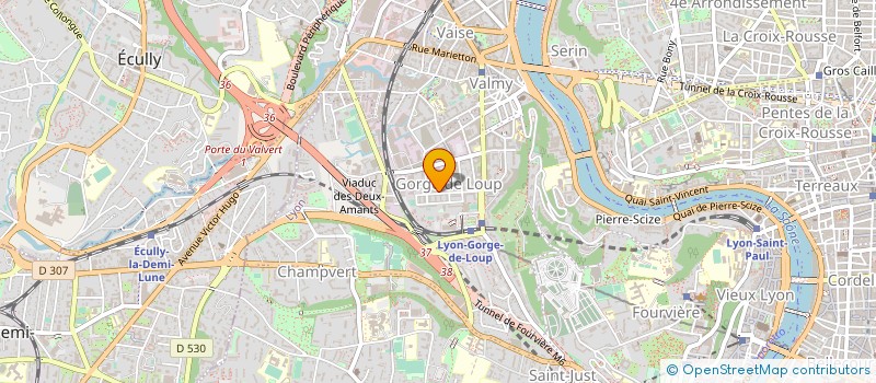 localisation de l'entreprise MADAME NADIA KHANCHALI  LYON