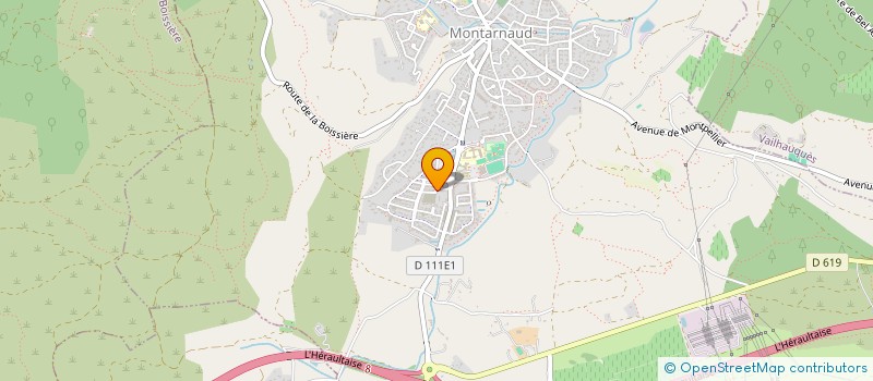 localisation de l'entreprise MADAME NADIA KRALED  MONTARNAUD