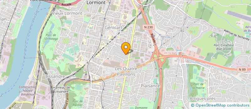 localisation de l'entreprise MADAME NADIA KRAMALA  LORMONT