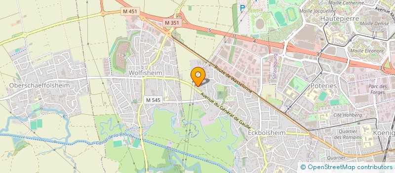 localisation de l'entreprise MADAME NADIA LAAZIZI  ECKBOLSHEIM