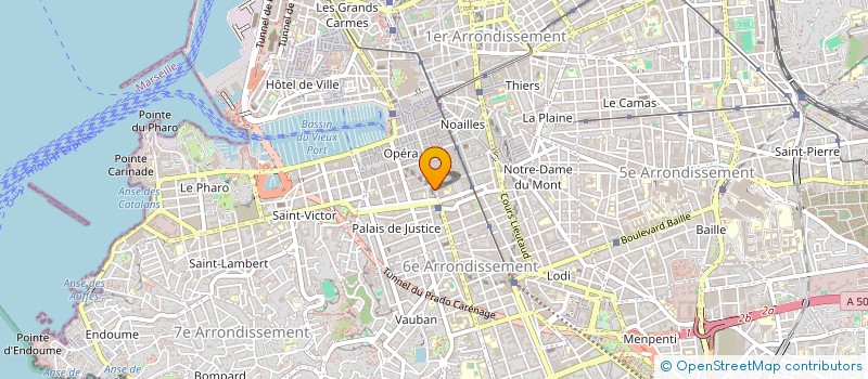 localisation de l'entreprise MADAME NADIA LAFON  MARSEILLE