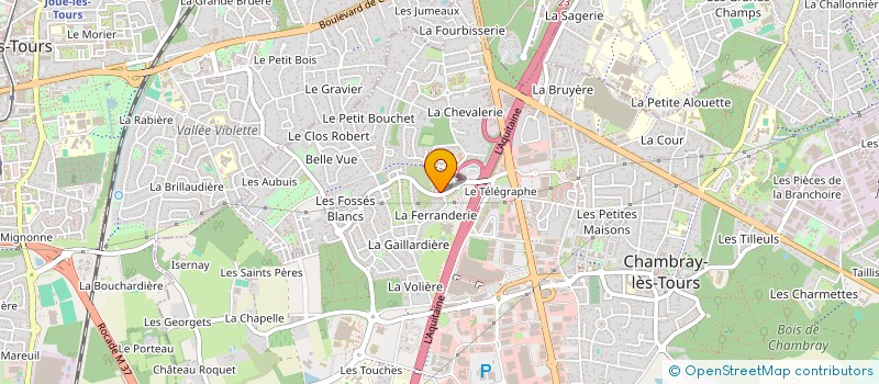 localisation de l'entreprise MADAME NADIA LAHMEUR  CHAMBRAY-LES-TOURS