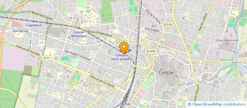 localisation de l'entreprise MADAME NADIA LAHRECH  COLMAR