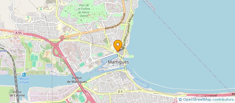 localisation de l'entreprise MADAME NADIA LAHRECHE à MARTIGUES