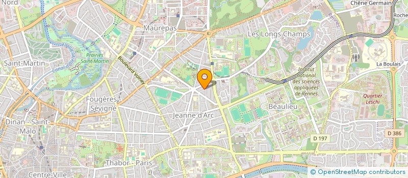 localisation de l'entreprise MADAME NADIA LAHRIZI  RENNES