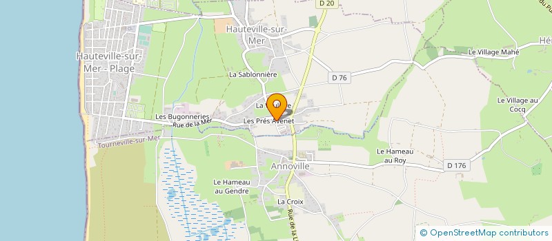 localisation de l'entreprise MADAME NADIA LALOS  HAUTEVILLE-SUR-MER