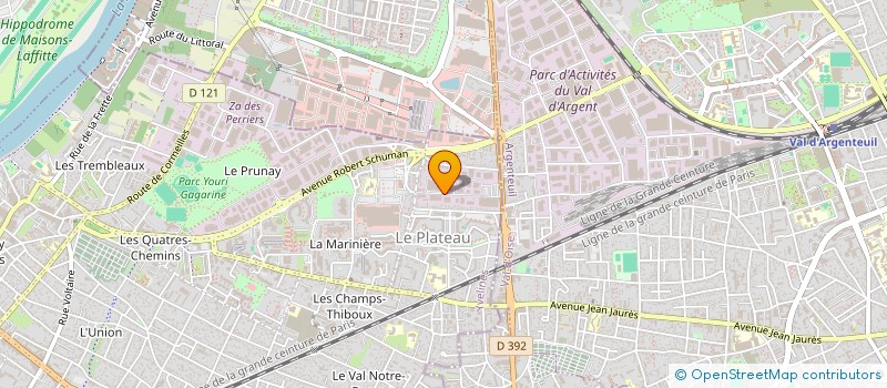 localisation de l'entreprise MADAME NADIA LAMARRE  SARTROUVILLE