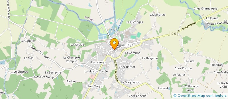 localisation de l'entreprise MADAME NADIA LATASTE  SAINT AULAYE-PUYMANGOU