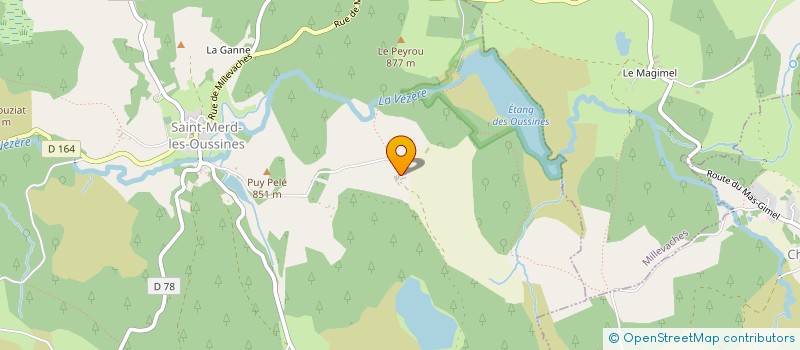 localisation de l'entreprise MADAME NADIA LAURENT  SAINT-MERD-LES-OUSSINES