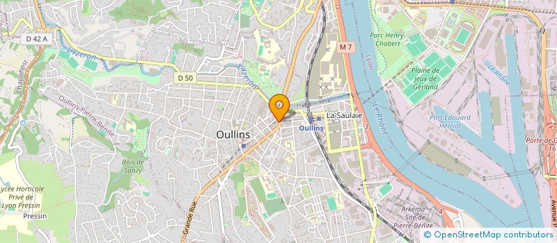 localisation de l'entreprise MADAME NADIA LAYOUNI  OULLINS-PIERRE-BENITE