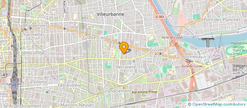 localisation de l'entreprise MADAME NADIA LAYOUNI  VILLEURBANNE