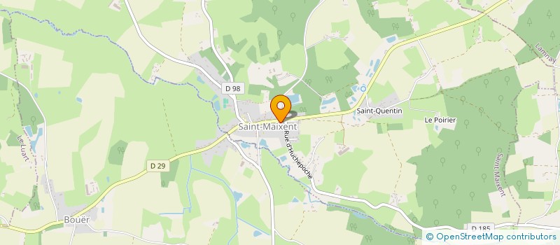 localisation de l'entreprise MADAME NADIA LE BERRE  SAINT-MAIXENT