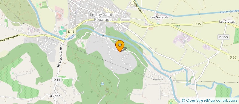 localisation de l'entreprise MADAME NADIA LEGGIERI  LE PUY-SAINTE-REPARADE