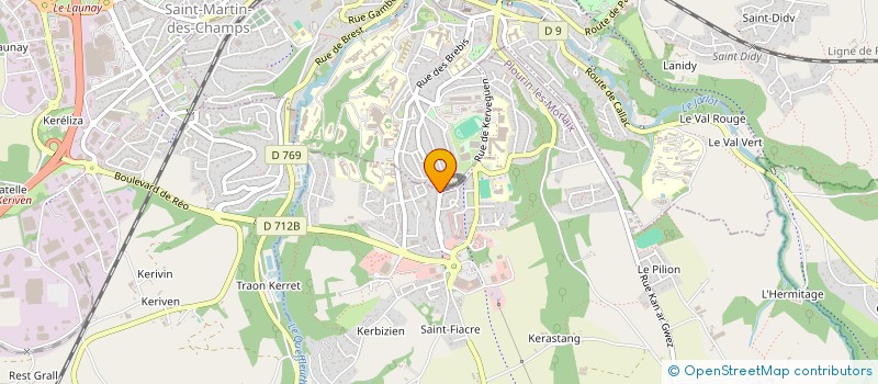 localisation de l'entreprise MADAME NADIA LEVALLOIS  PLOURIN-LES-MORLAIX