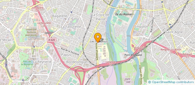 localisation de l'entreprise MADAME NADIA LINOUBLI à TOULOUSE