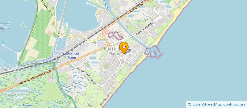 localisation de l'entreprise MADAME NADIA M'BAREK à MARSEILLAN