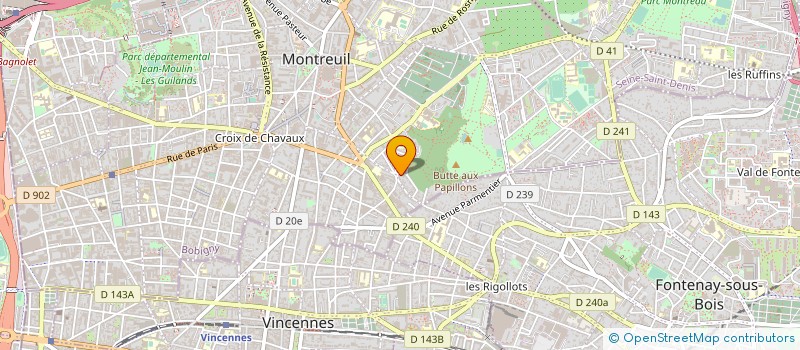 localisation de l'entreprise MADAME NADIA MADOUNI à MONTREUIL