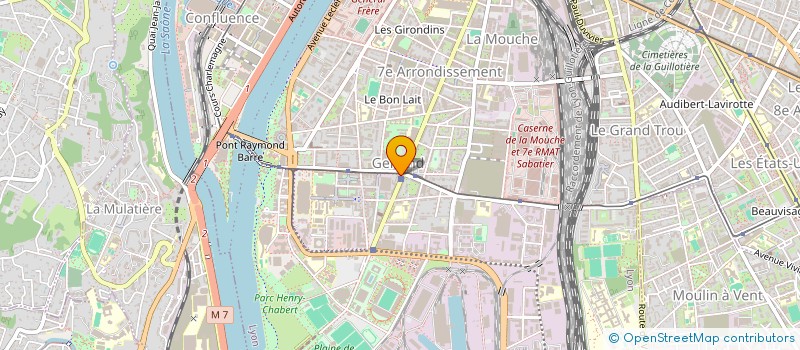 localisation de l'entreprise MADAME NADIA MAHDHI  LYON