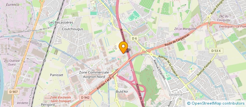 localisation de l'entreprise MADAME NADIA MAHJOUB  SORGUES