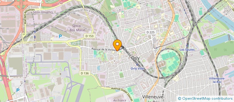 localisation de l'entreprise MADAME NADIA MAHRAOUI  ORLY