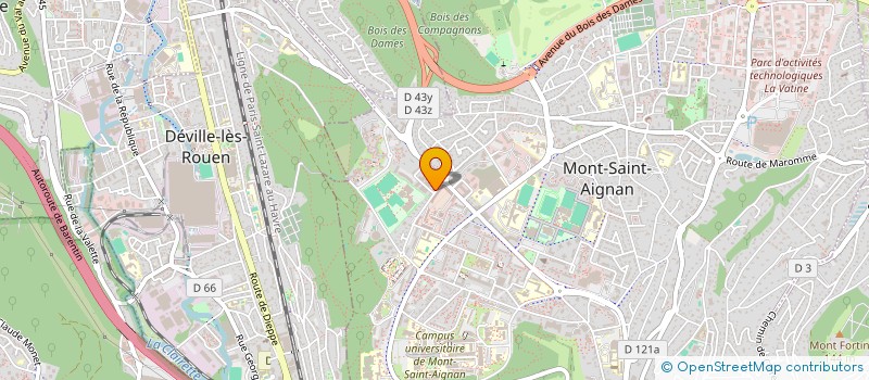 localisation de l'entreprise MADAME NADIA MAIDA  MONT-SAINT-AIGNAN