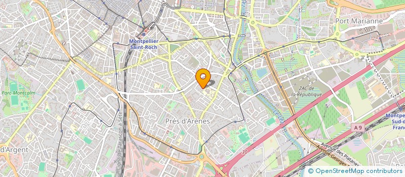 localisation de l'entreprise MADAME NADIA MALOUM à MONTPELLIER