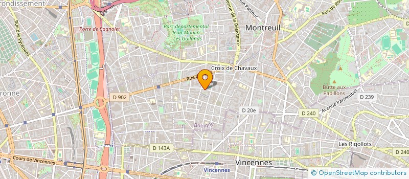 localisation de l'entreprise MADAME NADIA MAMERI à MONTREUIL