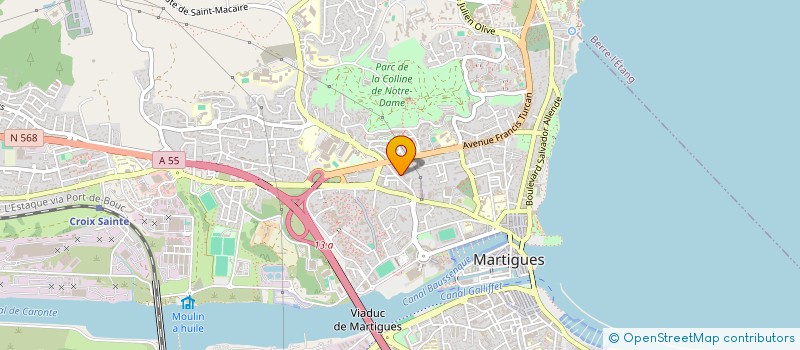 localisation de l'entreprise MADAME NADIA MANSOUR  MARTIGUES